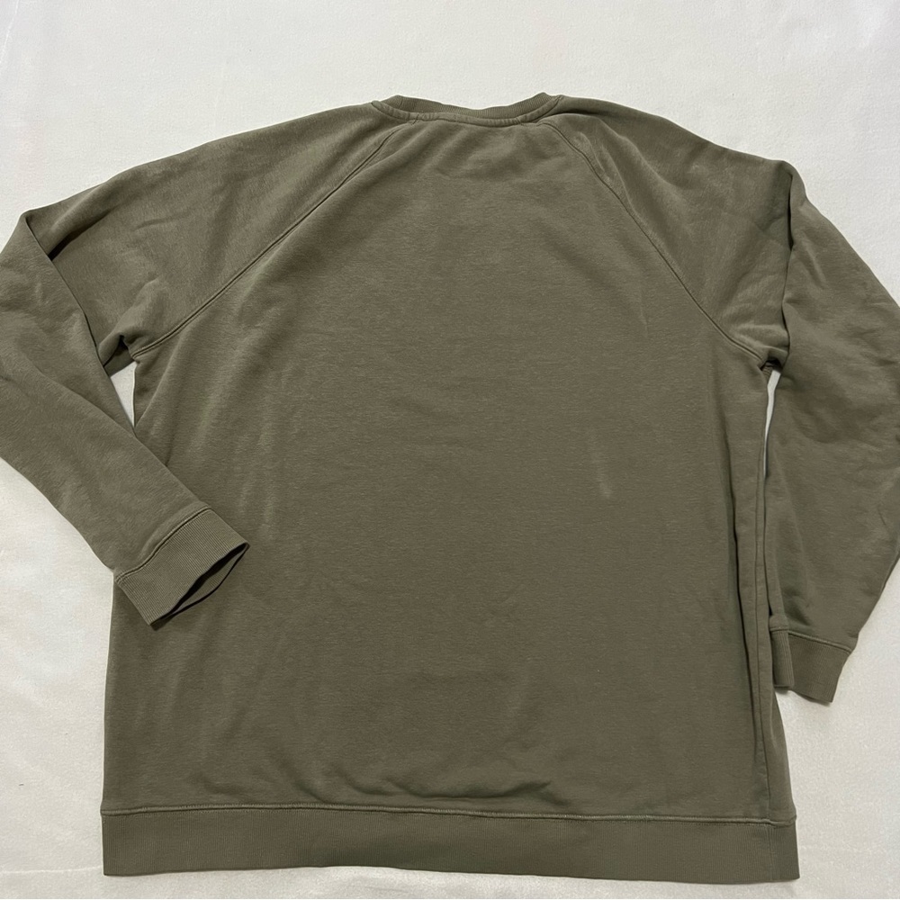 Peloton XL women Crewneck sweatshirt green workout - Picture 4 of 5